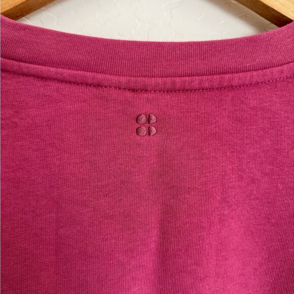 Sweaty Betty after class cropped sweatshirt Pink Size 8 (M) - Picture 6 of 9